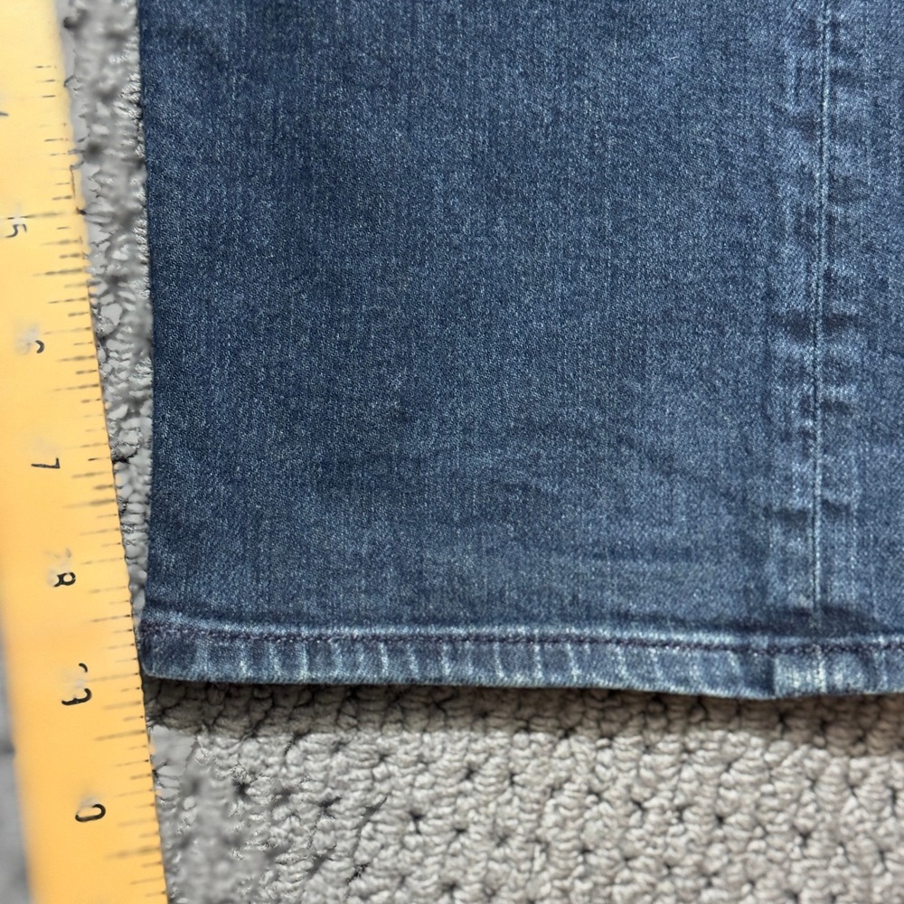 Revtown Mens Sharp Dark‎ Wash Straight Leg Denim Jeans 33x30 Stretch - Picture 8 of 10